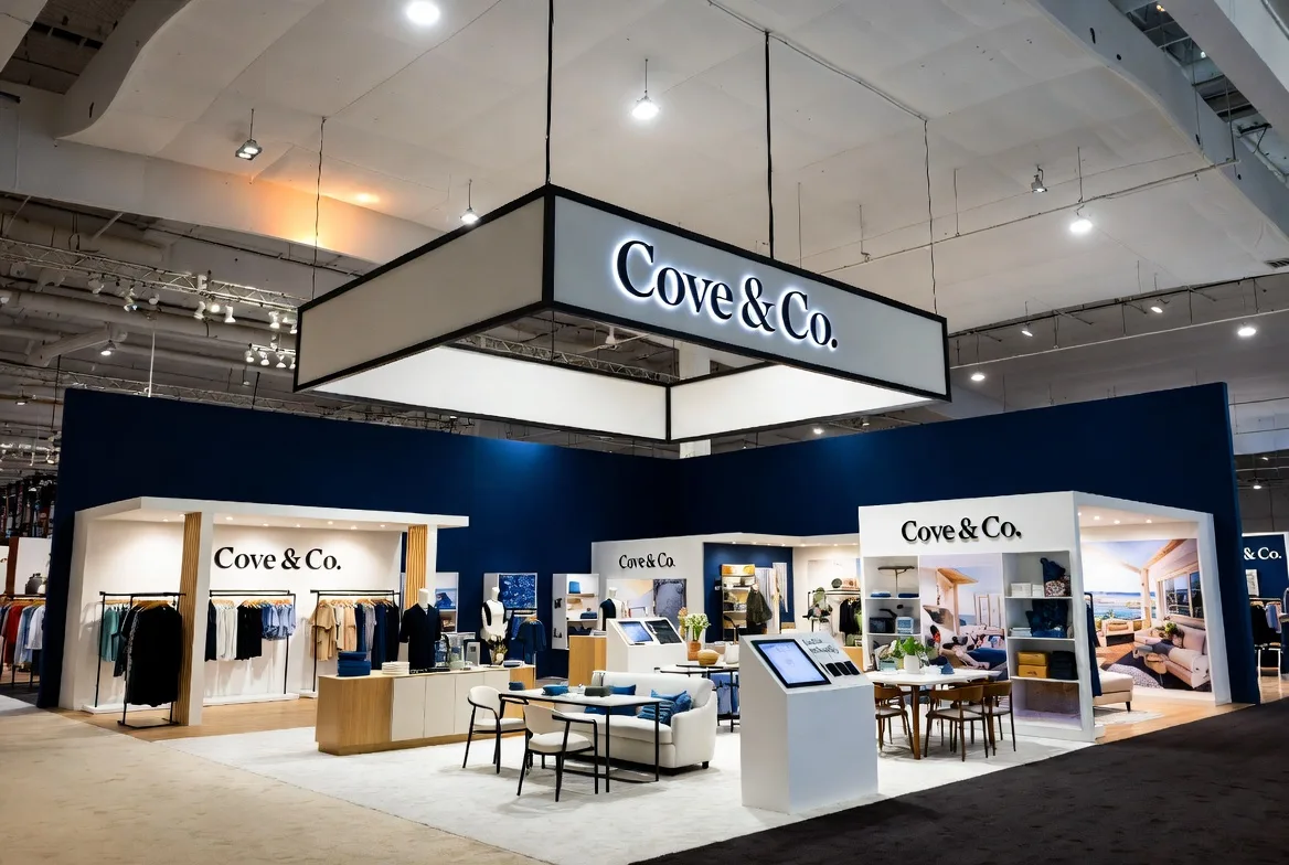 Cove and Co exhibition booth